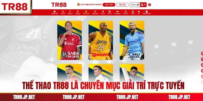 Thể thao TR88 là chuyên mục giải trí trực tuyến
